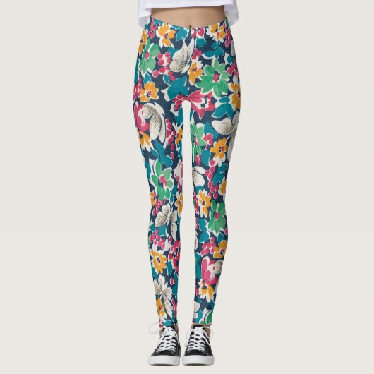 Bloemvlinder Leggings (Voorkant)