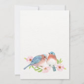 Bloemvogel Kaart (Achterkant)