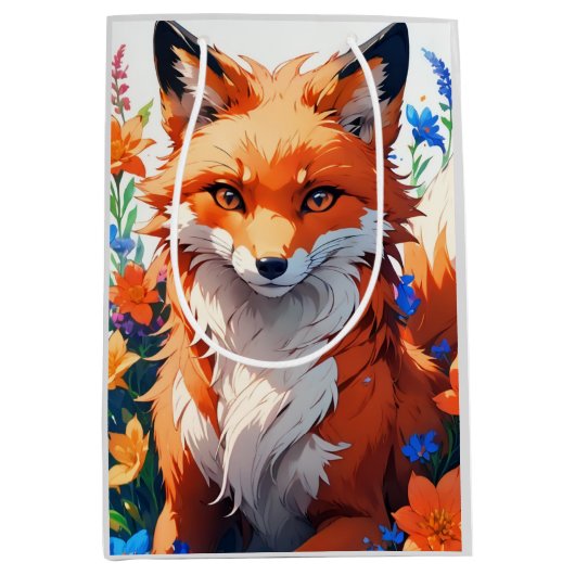 Bloemvos Medium Cadeauzakje (Voorkant)
