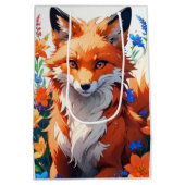 Bloemvos Medium Cadeauzakje (Achterkant)