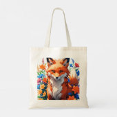Bloemvos Tote Bag (Achterkant)