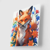 Bloemvos Vierkante Klok (Hoek)