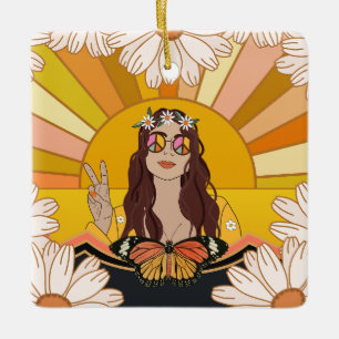 Bloemvrede Keramisch Ornament