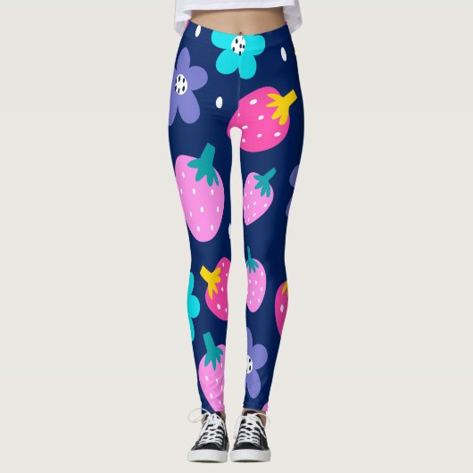 bloemvrucht leggings (Voorkant)