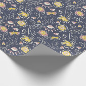 bloemwervelwind cadeaupapier (Hoek)