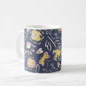 bloemwervelwind koffiemok (Voorkant links)