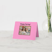 Bloemzaad, Happy Spring. Kaart (Voorkant)