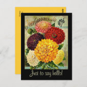  bloemzaadpakket - Briefkaart (Voorkant / Achterkant)