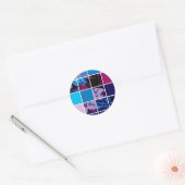 bloemzazzle, van poster ronde sticker (Envelop)