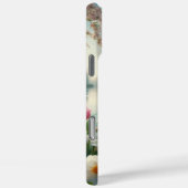 Bloemzwanenmeerveer kunstwerk Case-Mate iPhone case (Achterkant / Rechts)