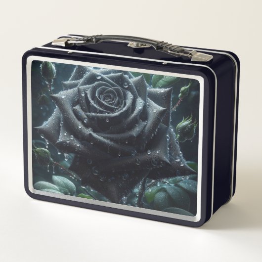 Bloemzwart Roos (Achterkant)