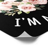 Bloerklep | Vertrouw me dat ik een Florist ben Poster (Hoek)