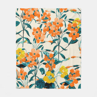 Bloertuin. Swe voor kleine staafjes en filialen Fleece Deken