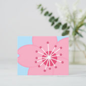 bloesem briefkaart (Staand voorkant)