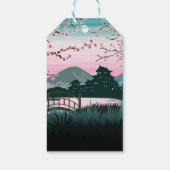 bloesem cadeaulabel (Achterkant)