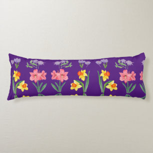 Bloesem Comfort: Bloemenontwerp Body Pillow Lichaamskussen