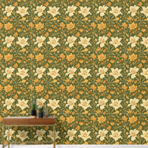 Bloesem in stijl: prachtig bloemenbehang ontwerp