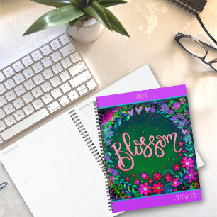 Bloesem Inspirerende Groene Bloemen Gepersonalisee Planner