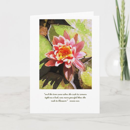 Bloesem Kaart (Voorkant)