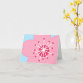 bloesem kaart (Gele Bloem)