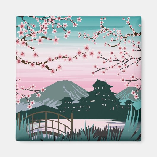 bloesem magneet (Voorkant)