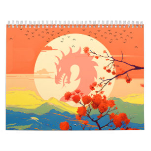 BLOESEM NATUUR BERG DRAGON KALENDER