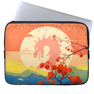 BLOESEM NATUUR BERG DRAGON LAPTOP SLEEVE