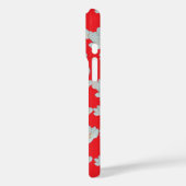 Bloesem op rood Case-Mate iPhone case (Achterkant / Links)