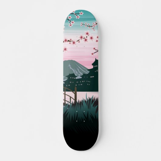 bloesem skateboard (Voorkant)