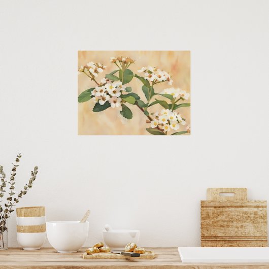 Bloesem van bomen Kunstprint Poster (Keuken)