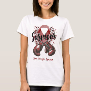 Bloesemhersenaneurysma overlevende krijger t-shirt