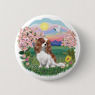 Bloesems - Blenheim Cavalier Ronde Button 5,7 Cm