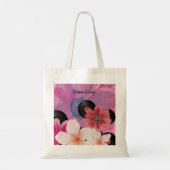 Bloesems en Vinyl Tote Bag (Achterkant)
