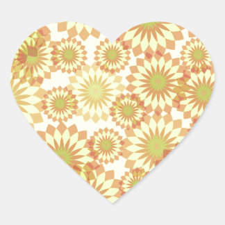 Bloesems Hart Sticker