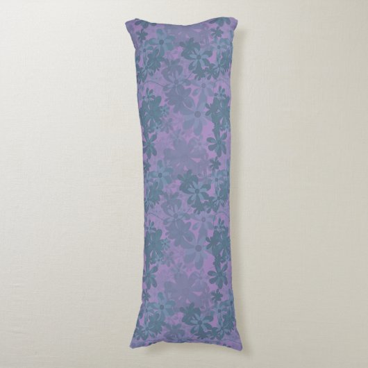 Bloesems in Bloom (Lavender Glow) Lichaamskussen (Voorkant Verticaal)