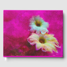 Bloesems in roze  gastenboek