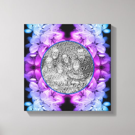 Bloesems Kleuren Maak Je Eigen Foto Canvas Afdruk (Voorkant)