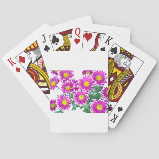 Bloesems  speelkaarten (Achterkant)