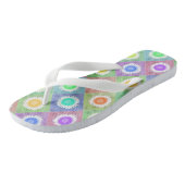Bloesems Teenslippers (Schuin)