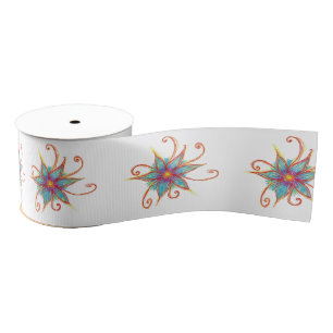bloesems Tekening Grosgrain Lint