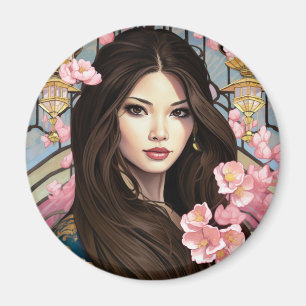 Bloesems van Elegantie Magneet