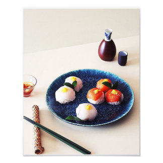 bloesemsushi foto afdruk