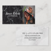 Blogger de photographie alimentaire Carte de visit (Devant / Derrière)