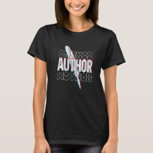 blogger die blogjournalist novelist au schrijft t-shirt