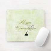 Blogger Extraordinaire Mousepad Muismat (Met muis)