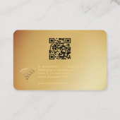 Blogger QR Code Carte de visite (Dos)