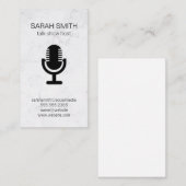 Blogger | Talk Show Host | Podcast Visitekaartje (Voorkant / Achterkant)