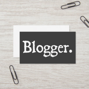 Blogger Visitekaartje