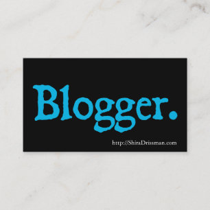 Blogger Visitekaartje