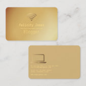 Blogger-Visitekaartje Visitekaartje (Voorkant / Achterkant)